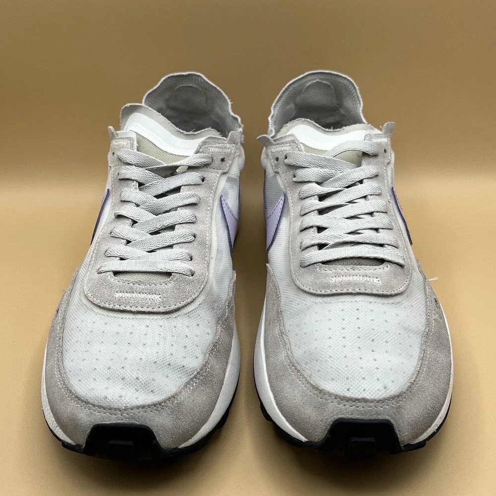 Nike Waffle One Gray Purple Running Shoes‎ - Women's Size 11.5 Men's Size 10